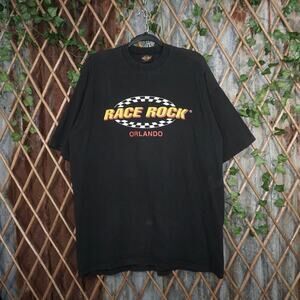 XXL - Vintage Y2K race rock Orlando heavyweight 90s t-shirt